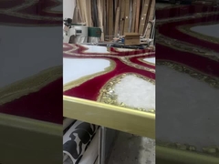 Λοξοφόρο τραπέζι τέχνης από ρητίνη για βίλες και υψηλού επιπέδου στούντιο