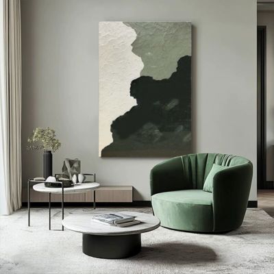 Artist's Creation Abstract Texture Hand Painted Oil Painting for Office