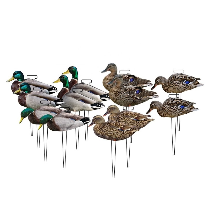 Silhouette Mallard Drake Hen Hunting Decoy 43x26CM 45x22CM 48x18CM Light Weight