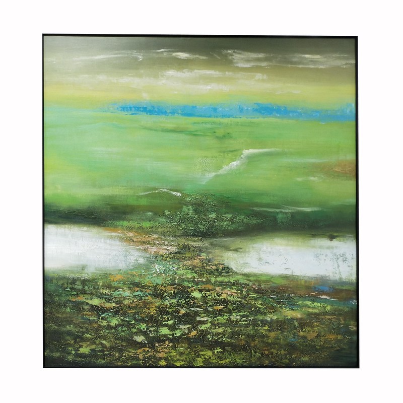 Hand Painted Abstract Flower Oil Painting Colorful Wall Art Decor Canvas Handmade Decoration Painting Customized Size Accepted